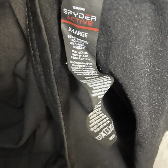 Spyder Active 1/4 Zip Pullover Mens Size XL Moisture Wicking Performance Running - Picture 5 of 9